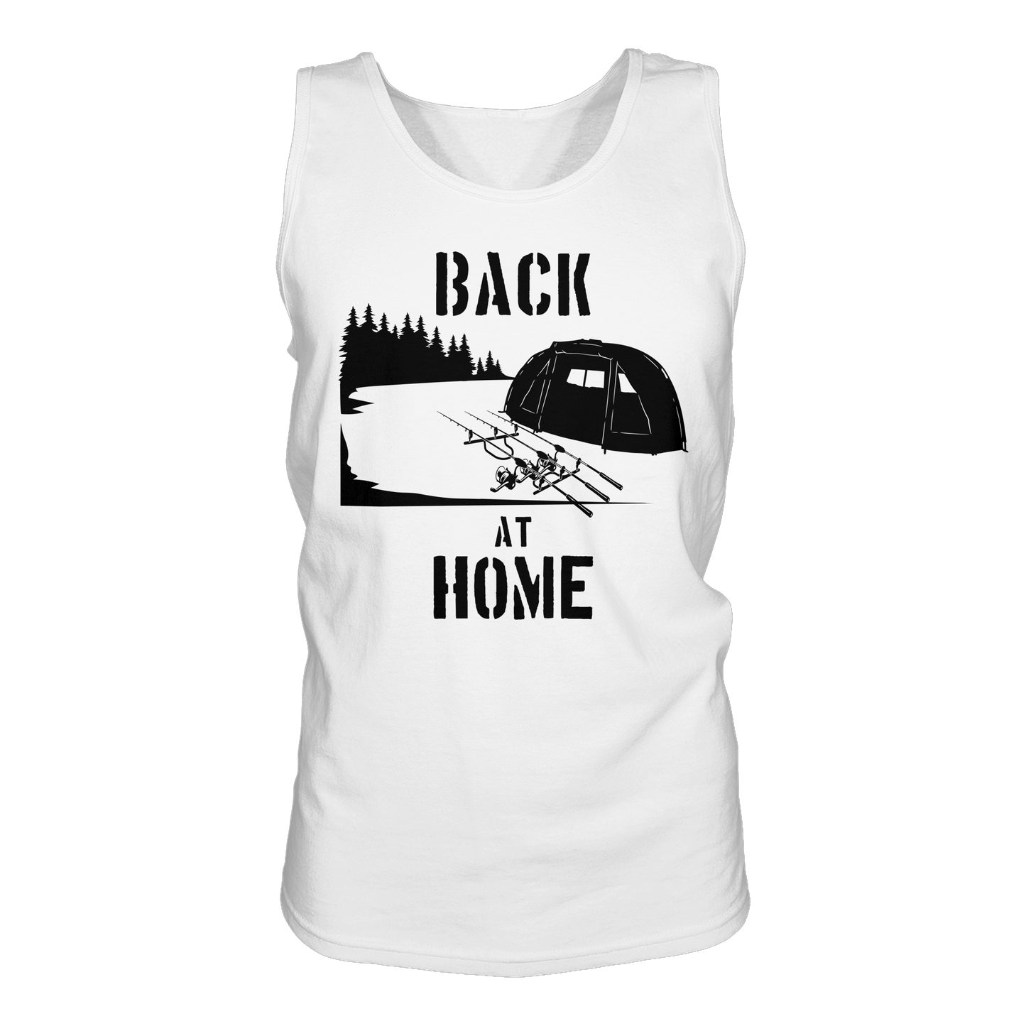 Back at Home Angler Karpfenangeln Karpfen Hotspot Angelplatz Angeln - Tank-Top