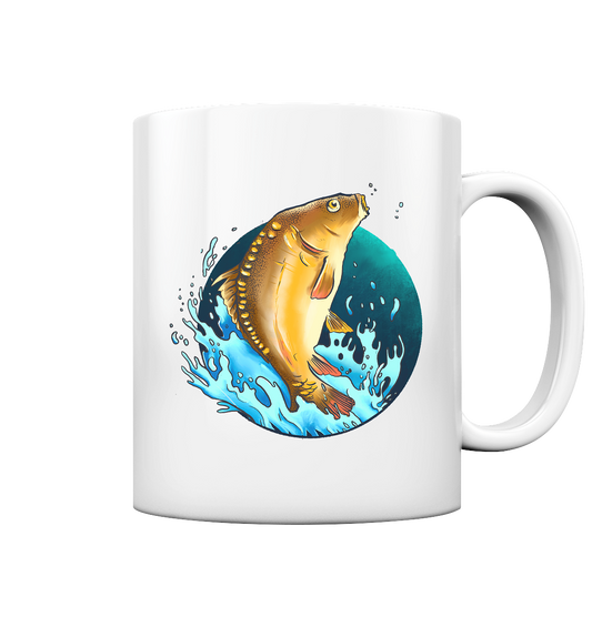 Springender Karpfen - Tasse glossy