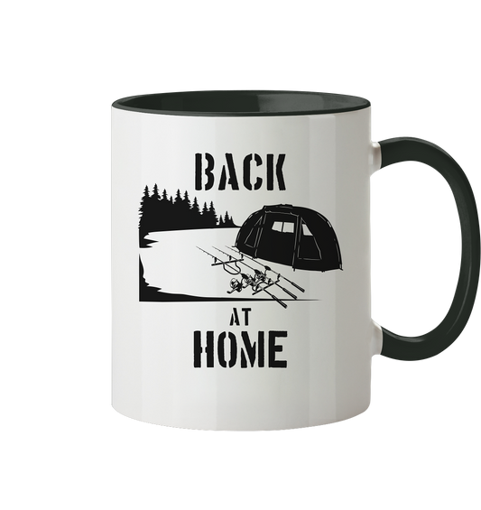 Back at Home - Karpfenangeln - Tasse zweifarbig