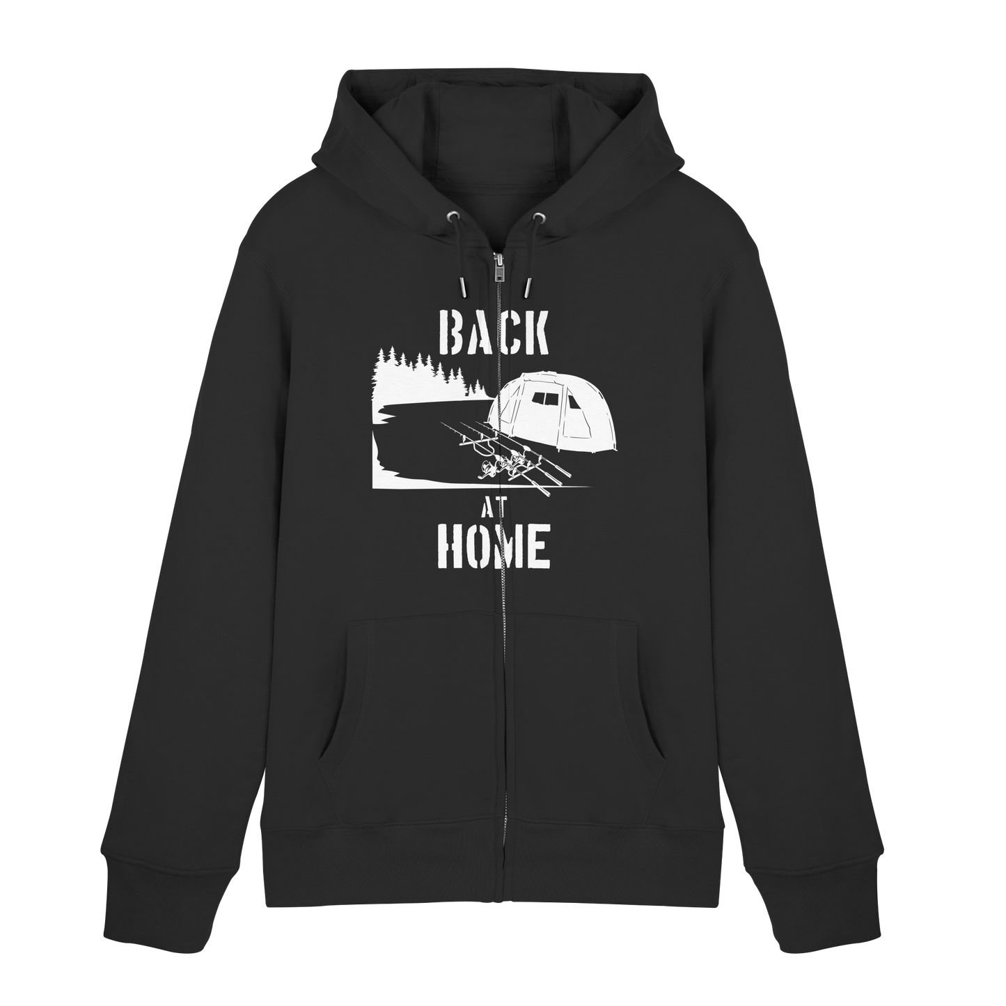 Back at Home Angler Karpfenangeln Karpfen Hotspot Angelplatz Angeln - Zipper